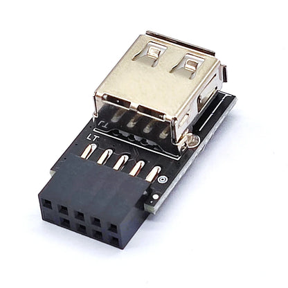 9-Pin to USB 2.0 Internal Motherboard Adapter