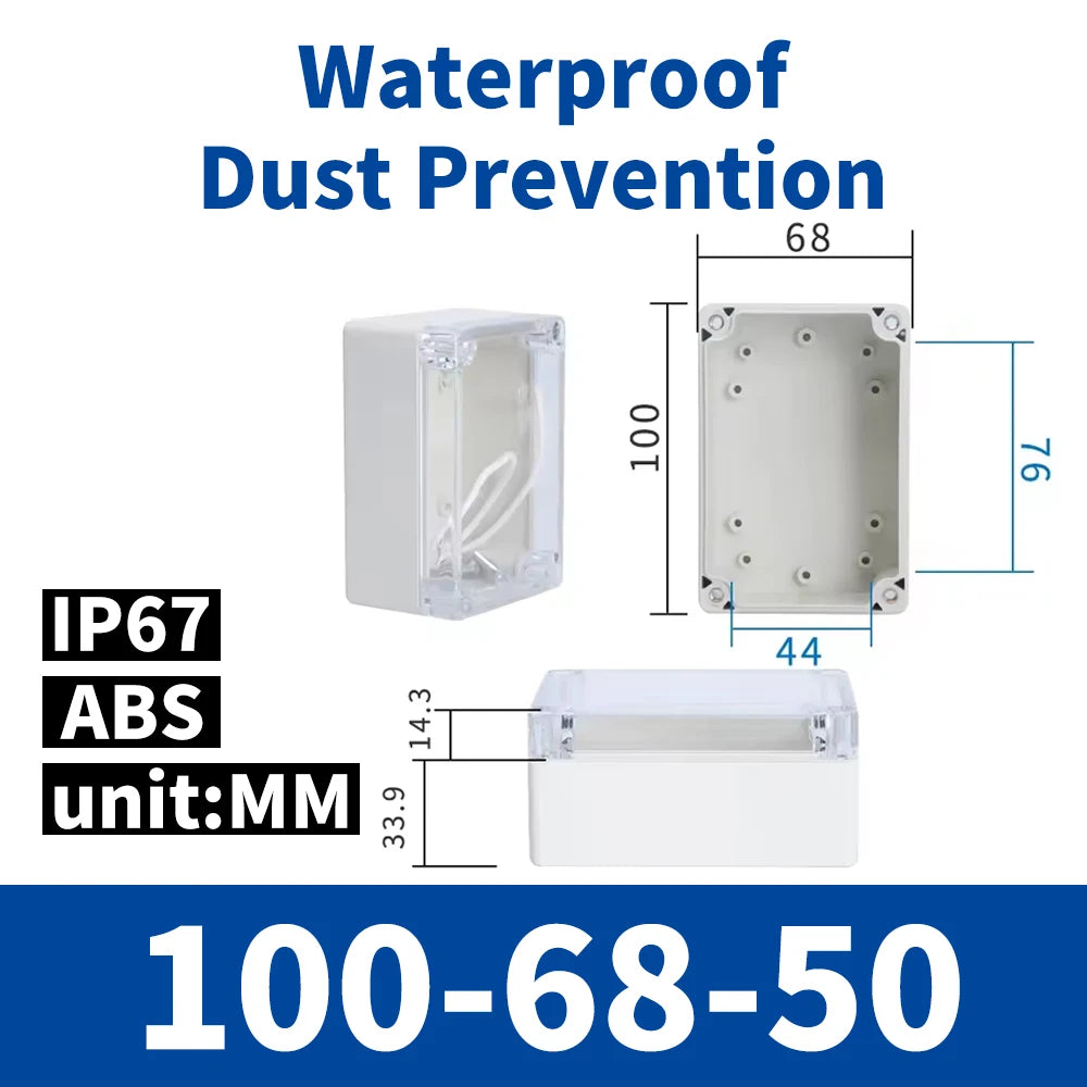 Waterproof ABS Electrical Project Enclosure Box