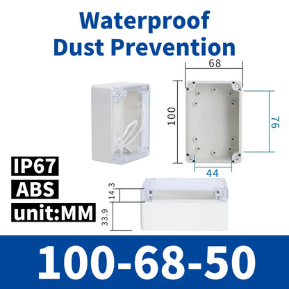 Waterproof ABS Electrical Project Enclosure Box