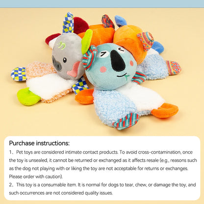Stuffless Squeaky Dog Toy