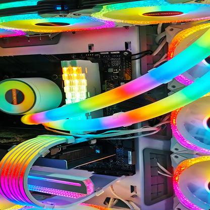 Flexible 5V ARGB Neon Tube Light for PC Cooling Systems