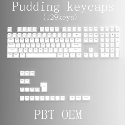 129-Key Pudding PBT Keycap Set