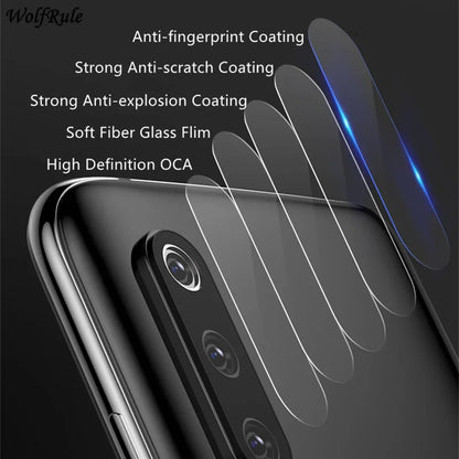 9H HD Tempered Glass Screen & Camera Lens Protector for Samsung Galaxy