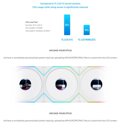 UNI FAN TL140 Wireless RGB Fan