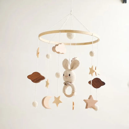 Wooden Baby Crib Mobile
