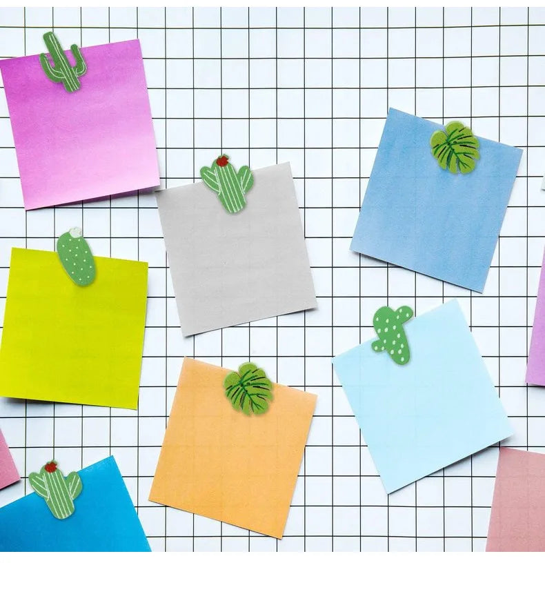 Decorative Wooden Flamingo & Cactus Push Pins