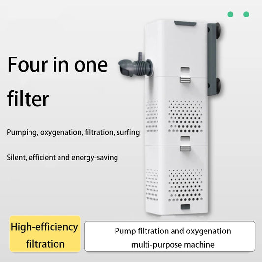 Internal Aquarium Filter Pump with Water Circulation & Oxygenation