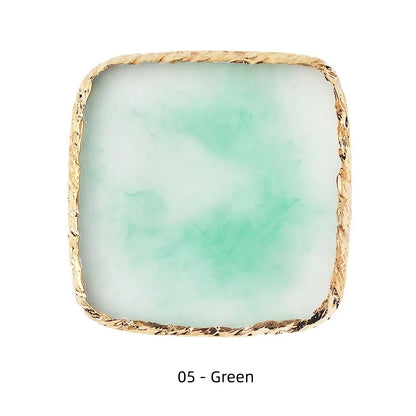 Natural Resin Stone Nail Art Display Palette