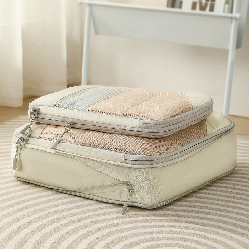 Travel Packing Cubes Compression Organizer Set