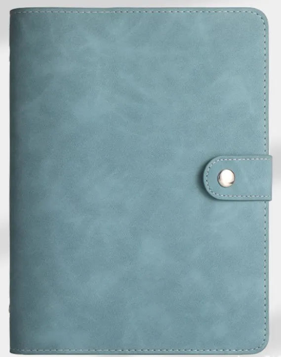 A7 PU Leather 6-Ring Binder Notebook Cover