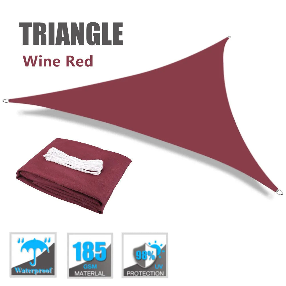 Waterproof Triangle Sun Shade Sail
