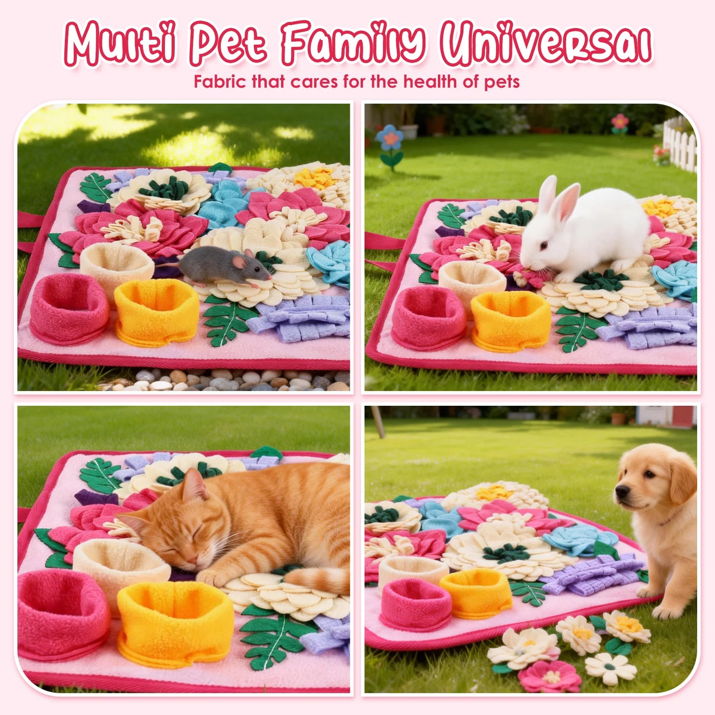 Interactive Dog Snuffle Foraging Mat