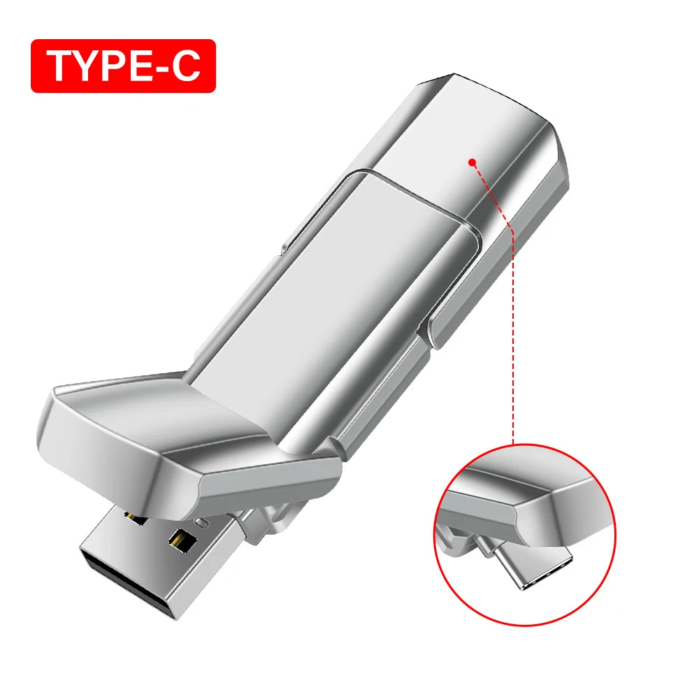 JASTER USB Type-C Metal Flash Drive