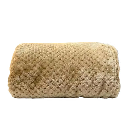 Soft Plaid Pet Blanket