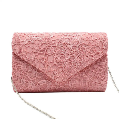 Lace Envelope Clutch Bag