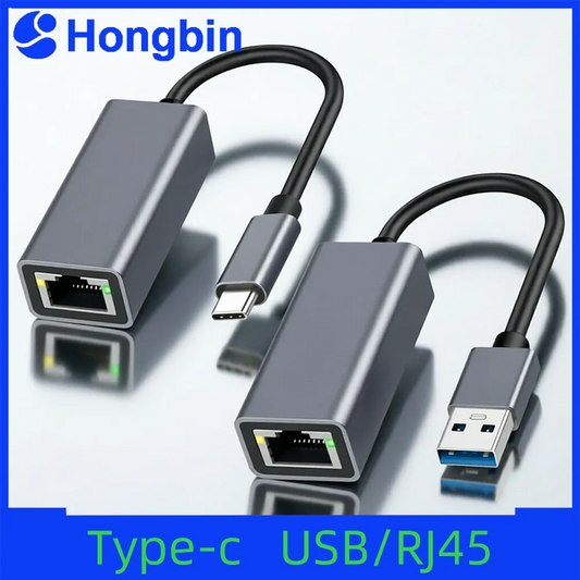USB Type-C Gigabit LAN Adapter for MacBook, Windows & Android
