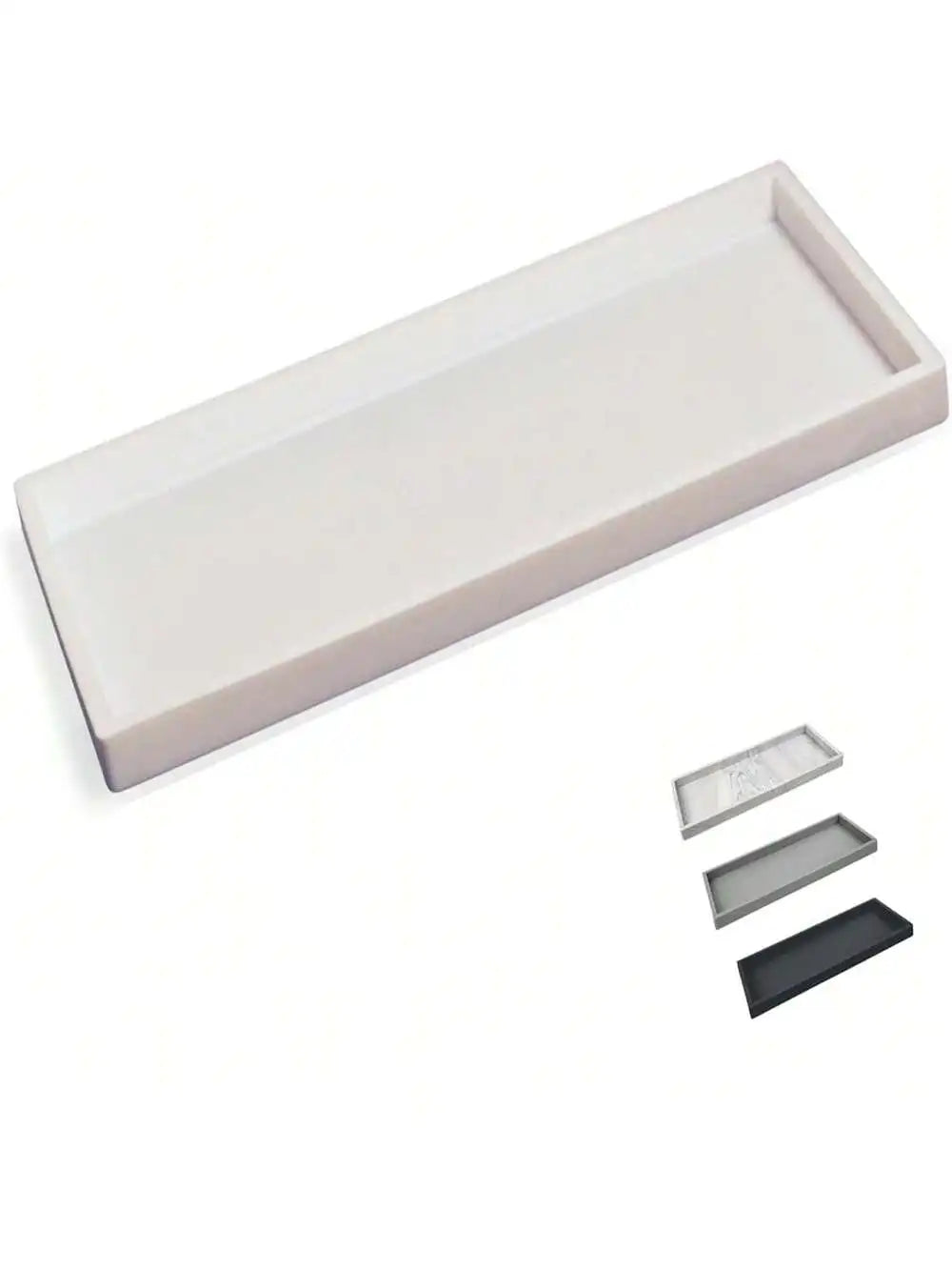 Soft Silicone Bathroom Tray Organizer