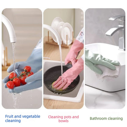 Long Sleeve Waterproof PVC Cleaning Gloves