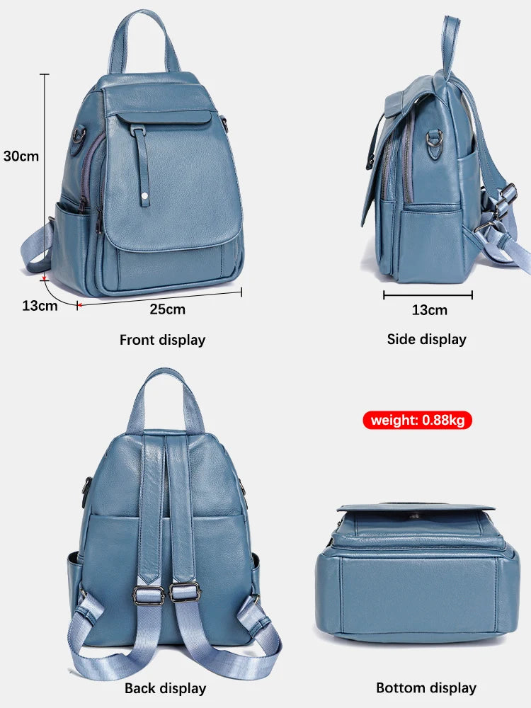 Genuine Leather Women's Backpack