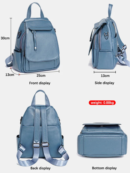 Genuine Leather Women's Backpack