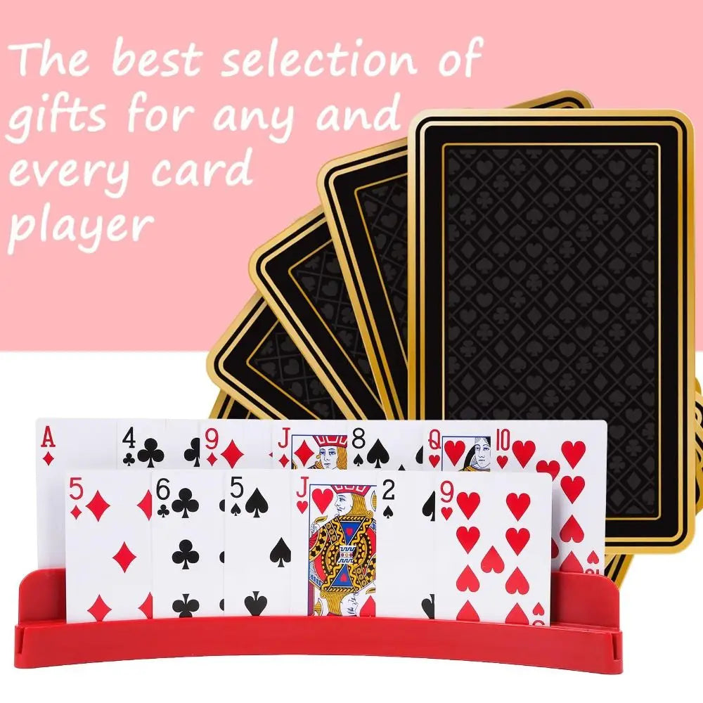 Expandable Hands-Free Playing Card Holder