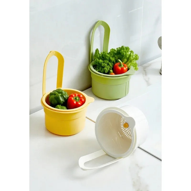 Hanging Sink Drain Basket & Food Strainer