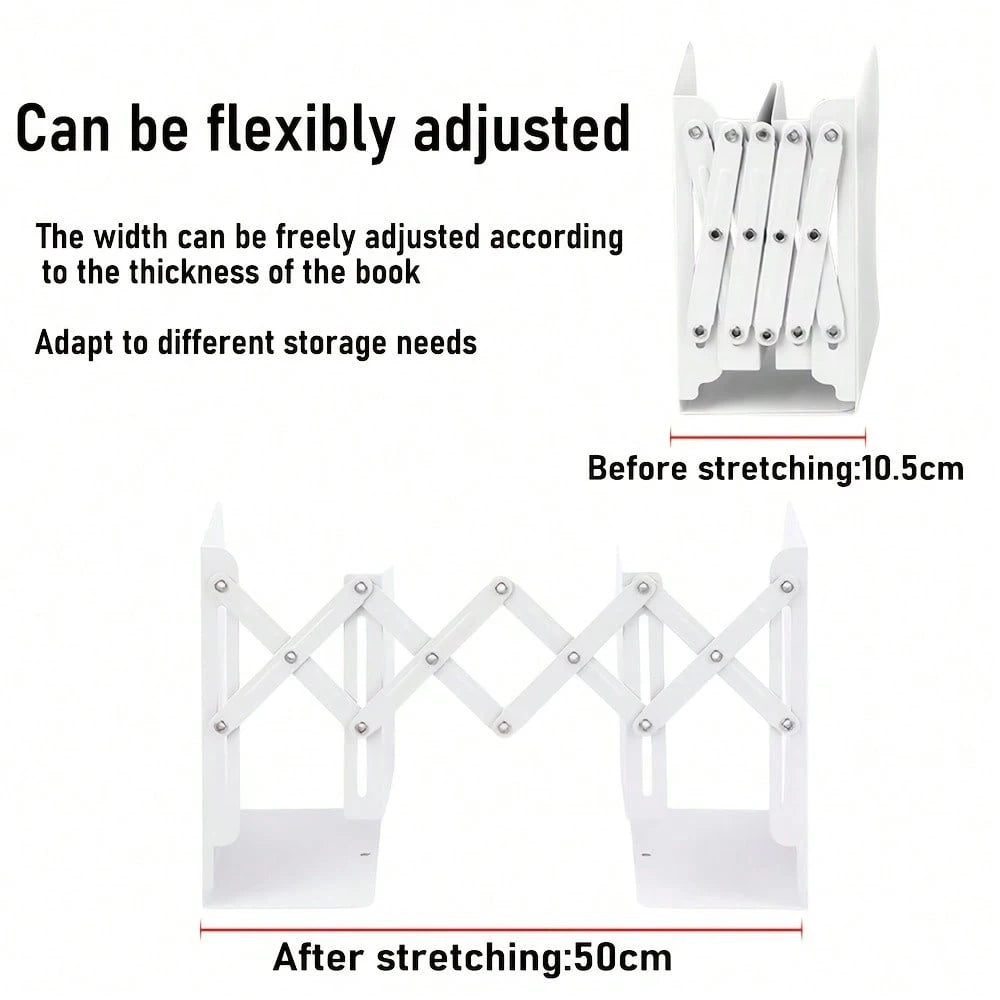 Adjustable Metal Bookends