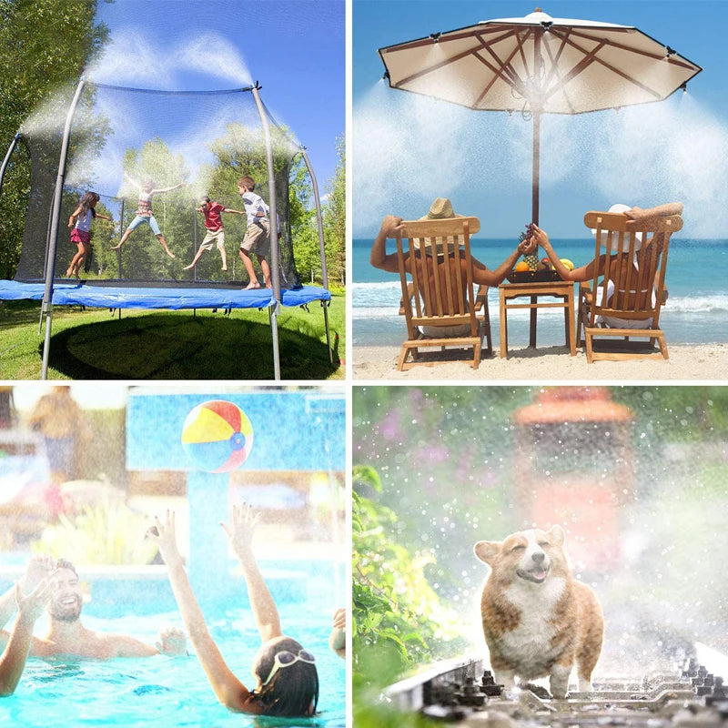 Outdoor Garden Misting Cooling System