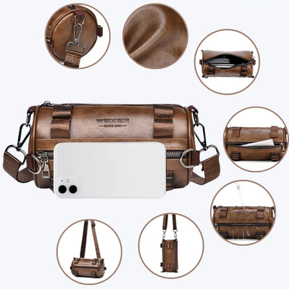 Men’s Barrel Crossbody Bag