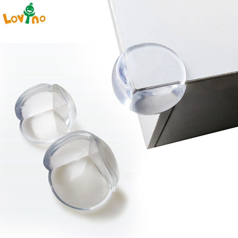 4Pcs Child Baby Safety Silicone Protector Table Corner