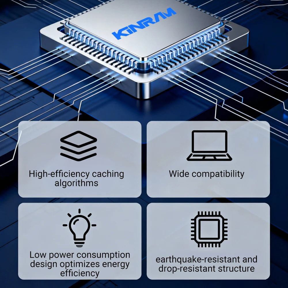 KinRam SATA III SSD for Desktop & Laptop – High-Speed Internal Storage Upgrade