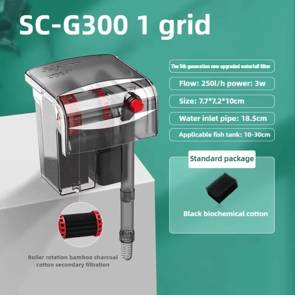 3-in-1 Internal Aquarium Filter Pump