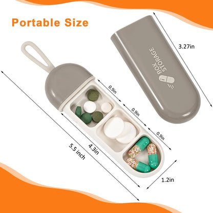Travel Pill Organizer Case