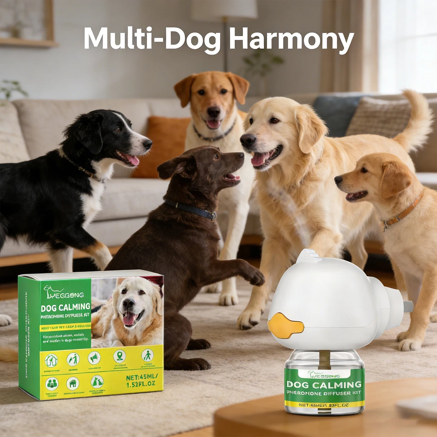 Dog Calming Diffuser Kit – Relaxing Pet Anxiety Relief Set