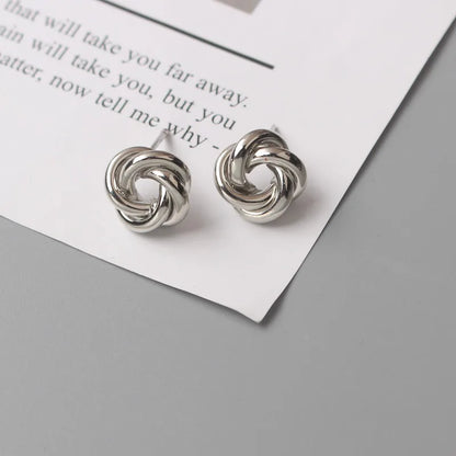 Metal Stud Earrings