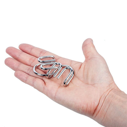 Metal Wire IQ Puzzle Set