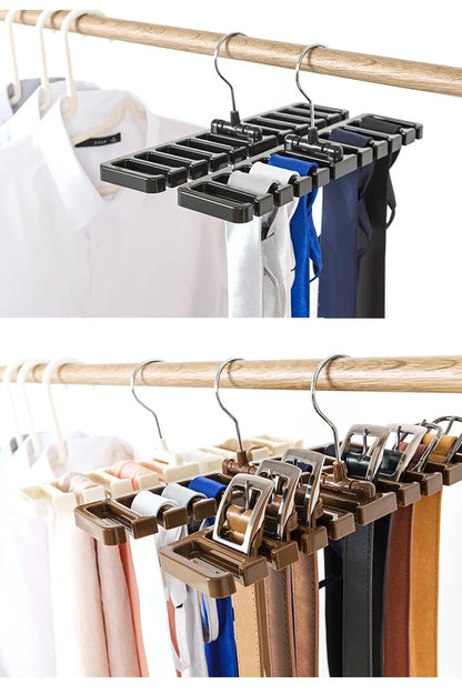 Wardrobe Hanger for Belts, Ties & Scarves