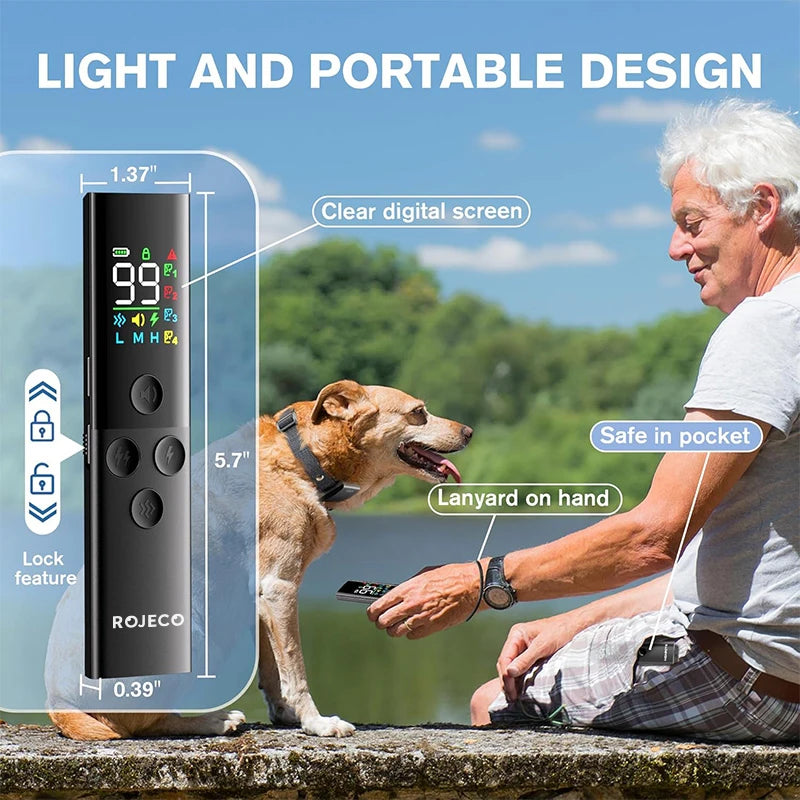 Dog Training Collar – Remote Control Waterproof E-Collar