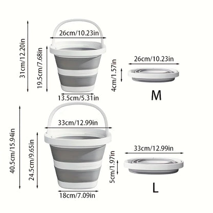 Collapsible Folding Bucket with Handle
