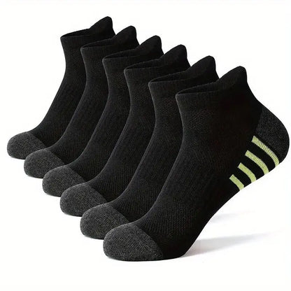 Men’s Breathable Mesh Sports Socks 6 Pairs