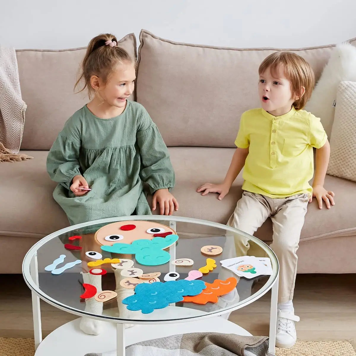 Kids Social Emotional Learning Face Board Activity Set