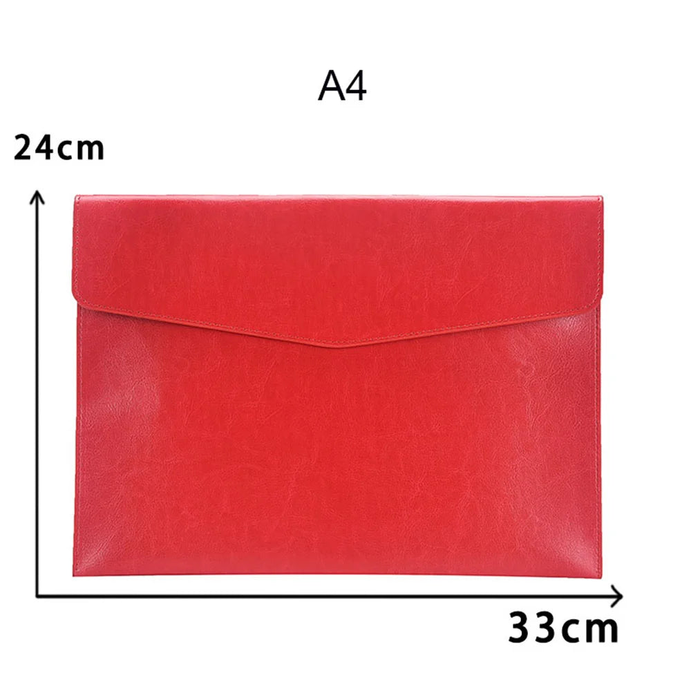 PU Leather Document & Passport Organiser Folder