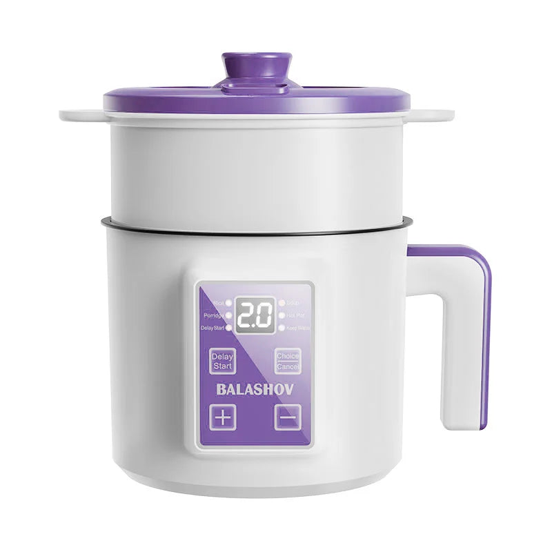 Compact Electric Rice Cooker & Food Steamer