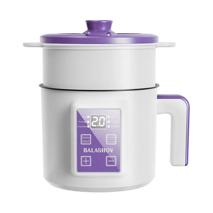 Compact Electric Rice Cooker & Food Steamer