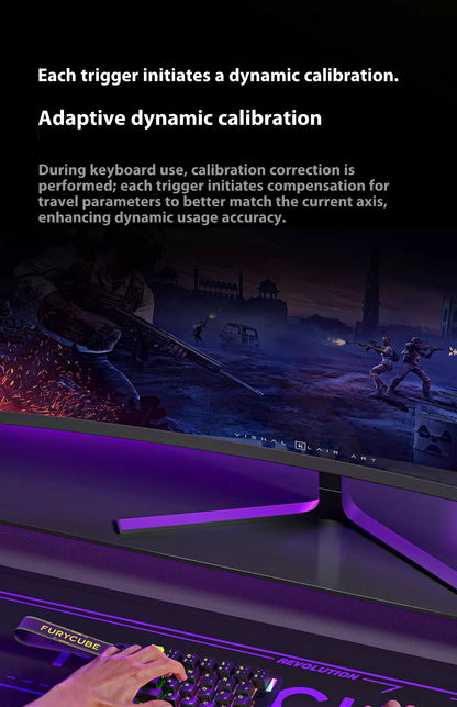 Magnetic Switch Single-Handed Mechanical Gaming Keyboard