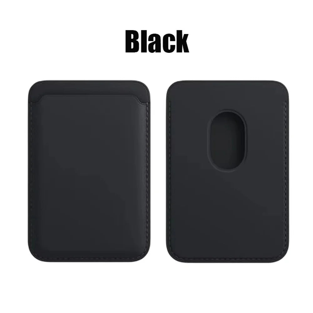 Magnetic Leather Wallet Case for iPhone