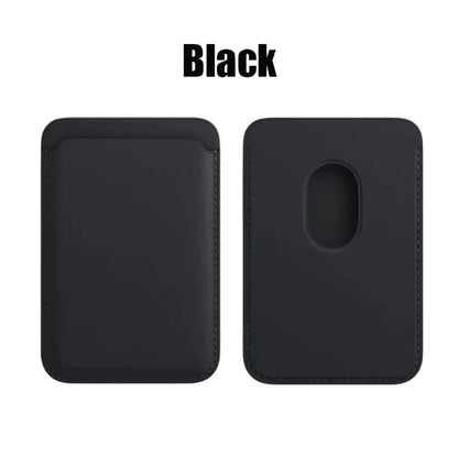 Magnetic Leather Wallet Case for iPhone
