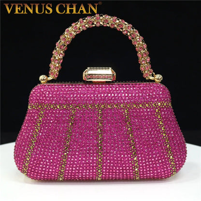 Luxury Rhinestone Evening Clutch Bag