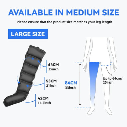 Air Compression Leg Massager Boots