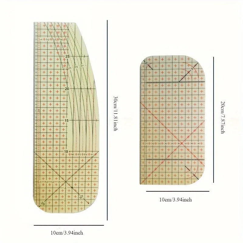Heat Resistant Sewing Ruler Set